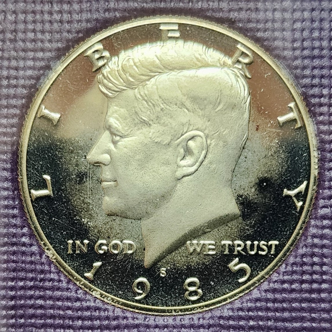 1985‑S U.S. Mint Proof Set • 5‑Coin Clad • Original Box • Brilliant Deep Proofs