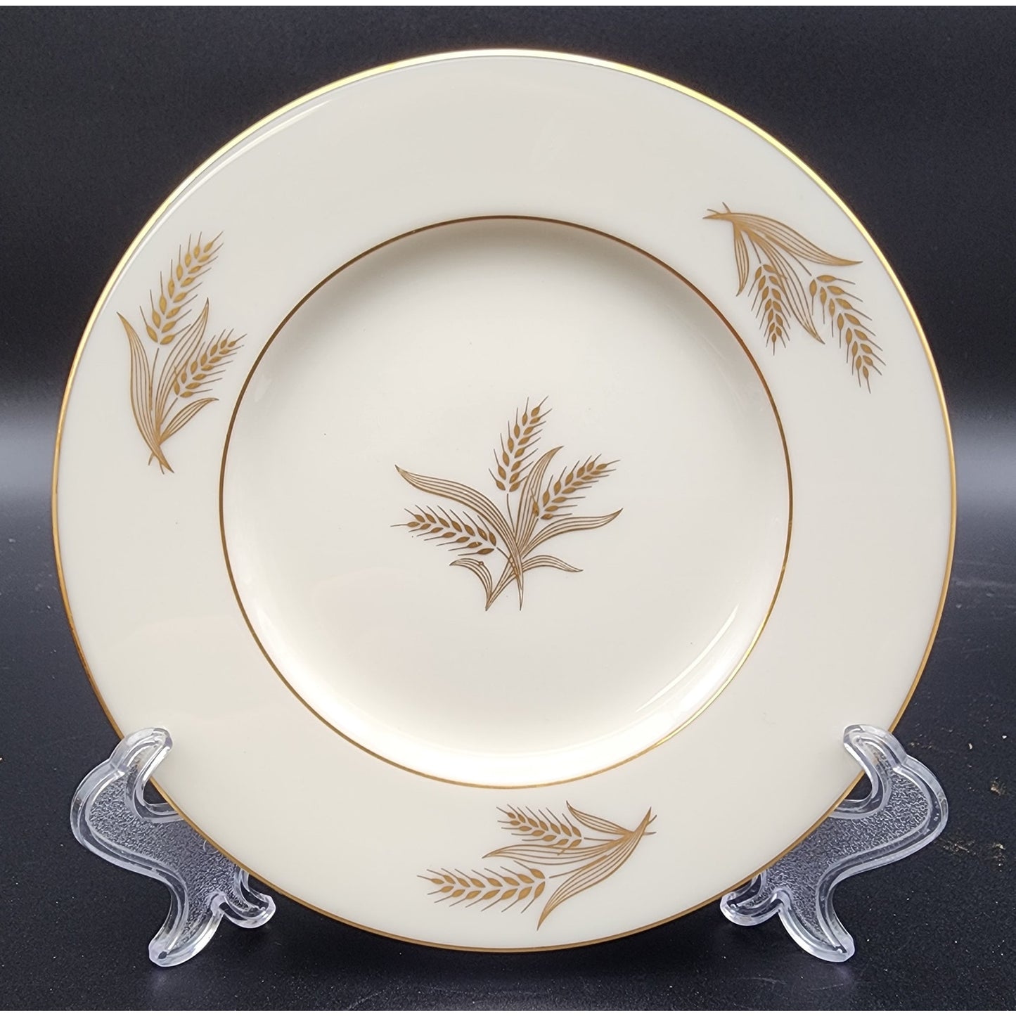 Vintage Lenox Harvest 20 Piece Place Setting 24K Gold Wheat Pattern USA R‑441
