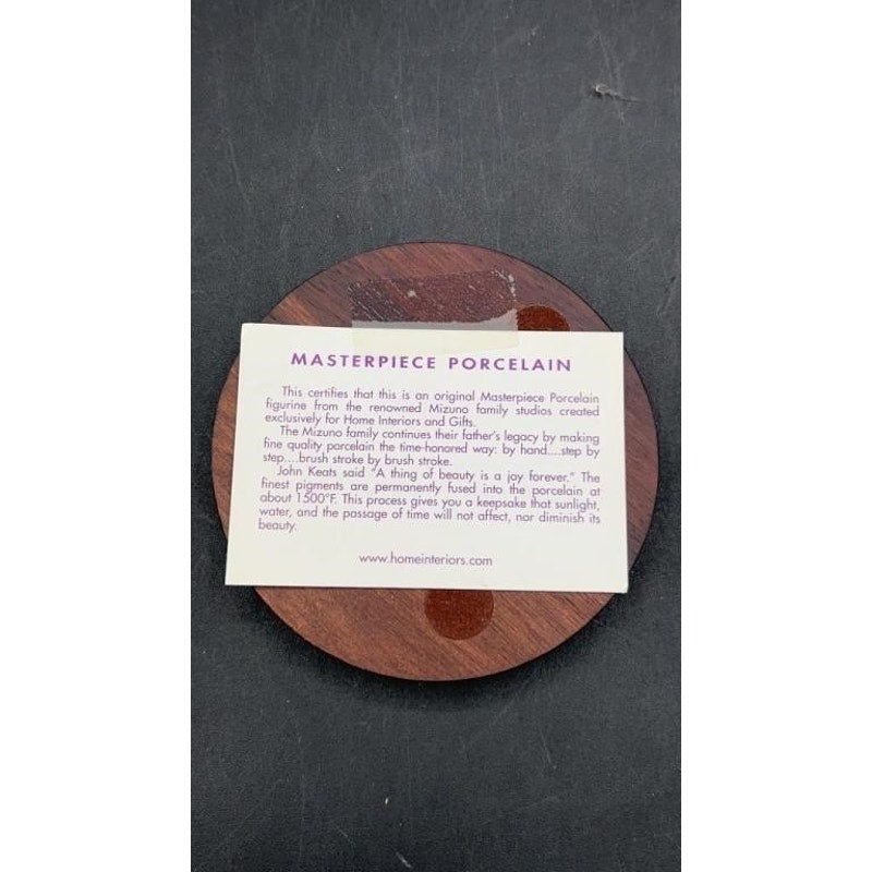 Home Interiors Porcelain Figurines Heather & Pearl w/ COA #88016-99 #14004-04