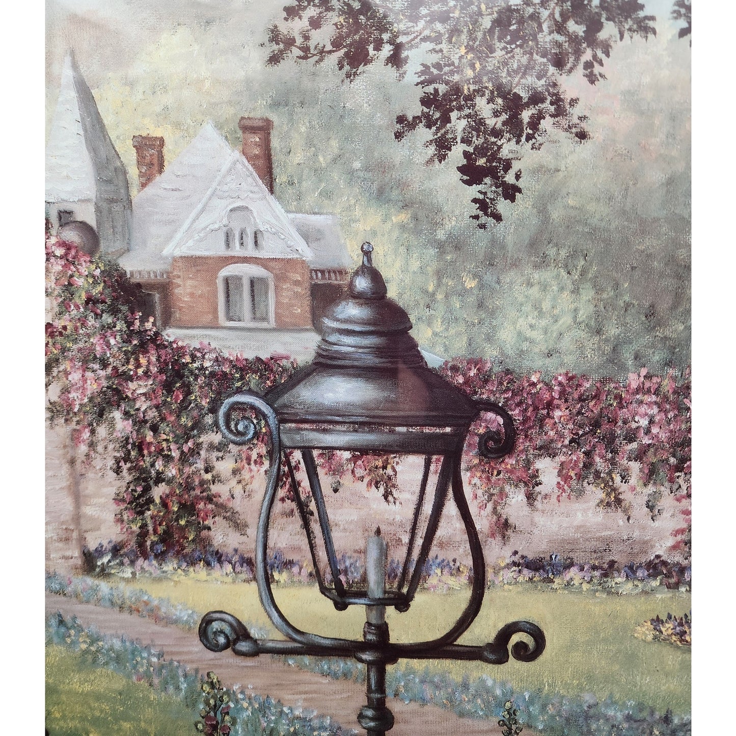 “The Courtyard” Glynda Turley Ltd Ed #836/2500 Framed Lithograph 26.6” Square