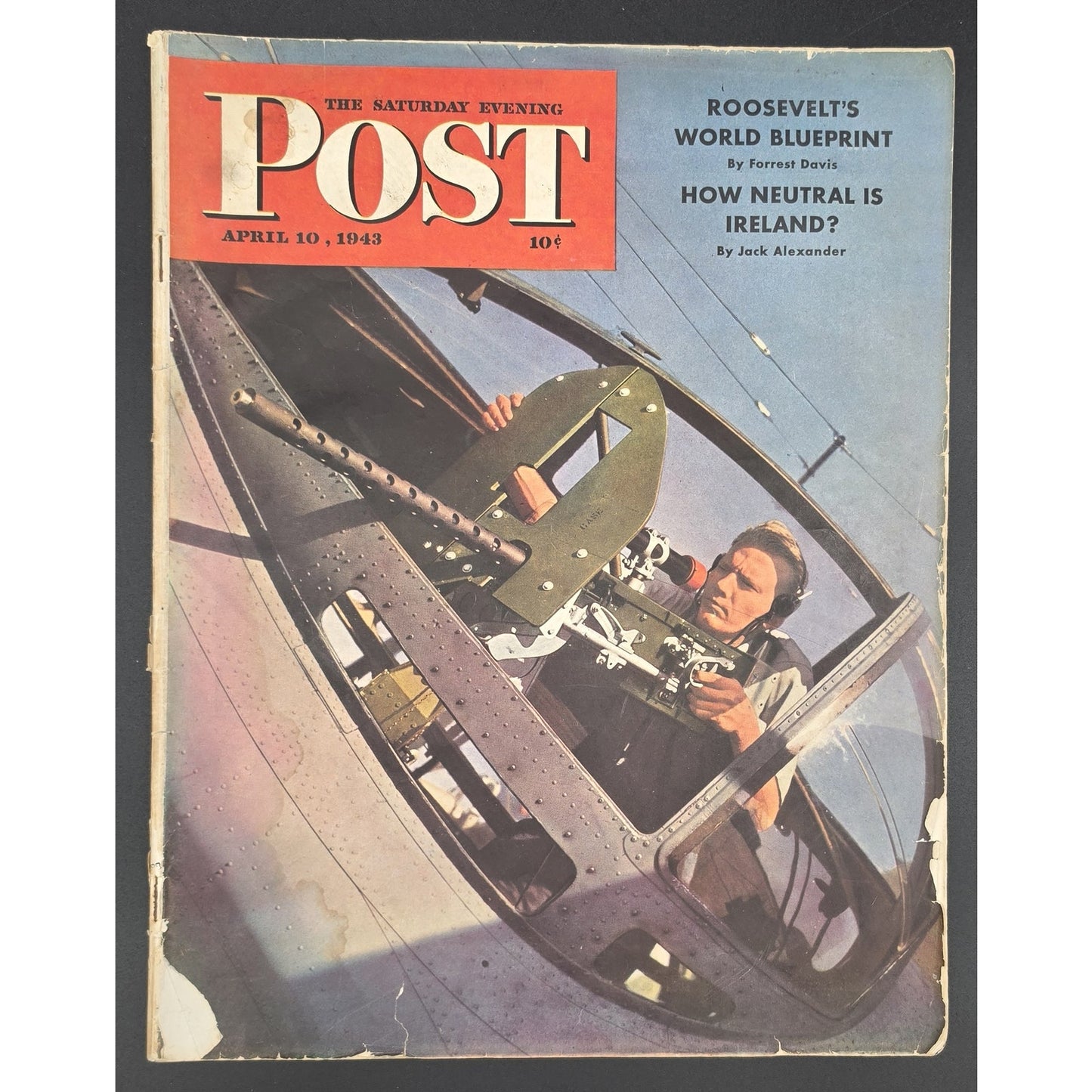 WWII Era Saturday Evening Post Lot 1942–1947 w/ Ads & Stories (3 Issues)