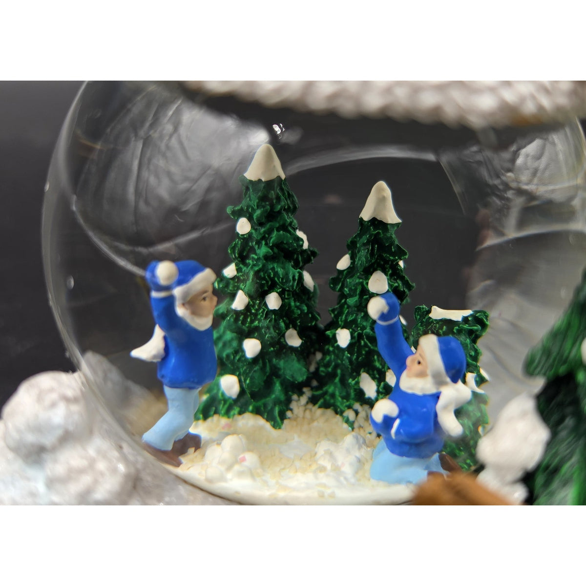 Vintage Univ of Kentucky Snowfight Snowman Snowglobe LE #356/3000 Wildcats
