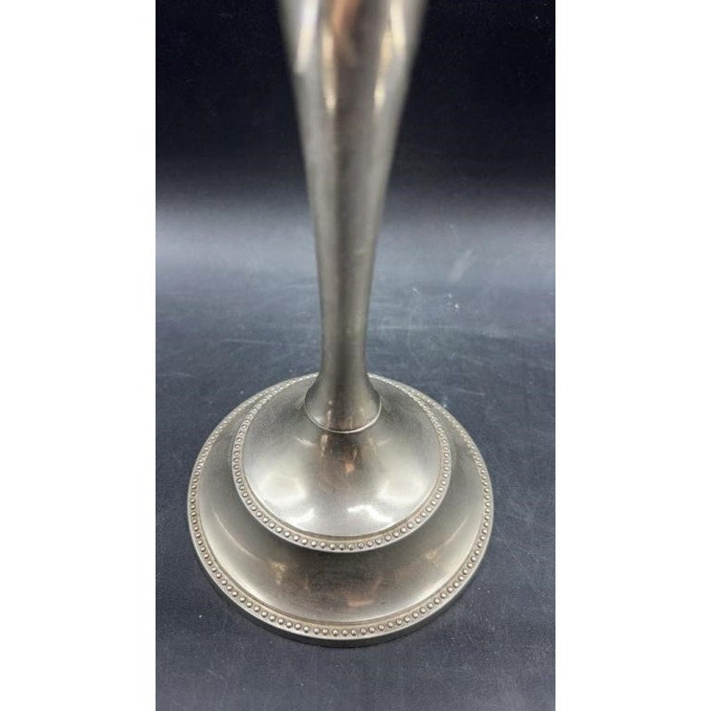 Vintage Silver 3-Pc Candle Holder Set – Ornate 3-Arm Candelabra & 2 Single Holders