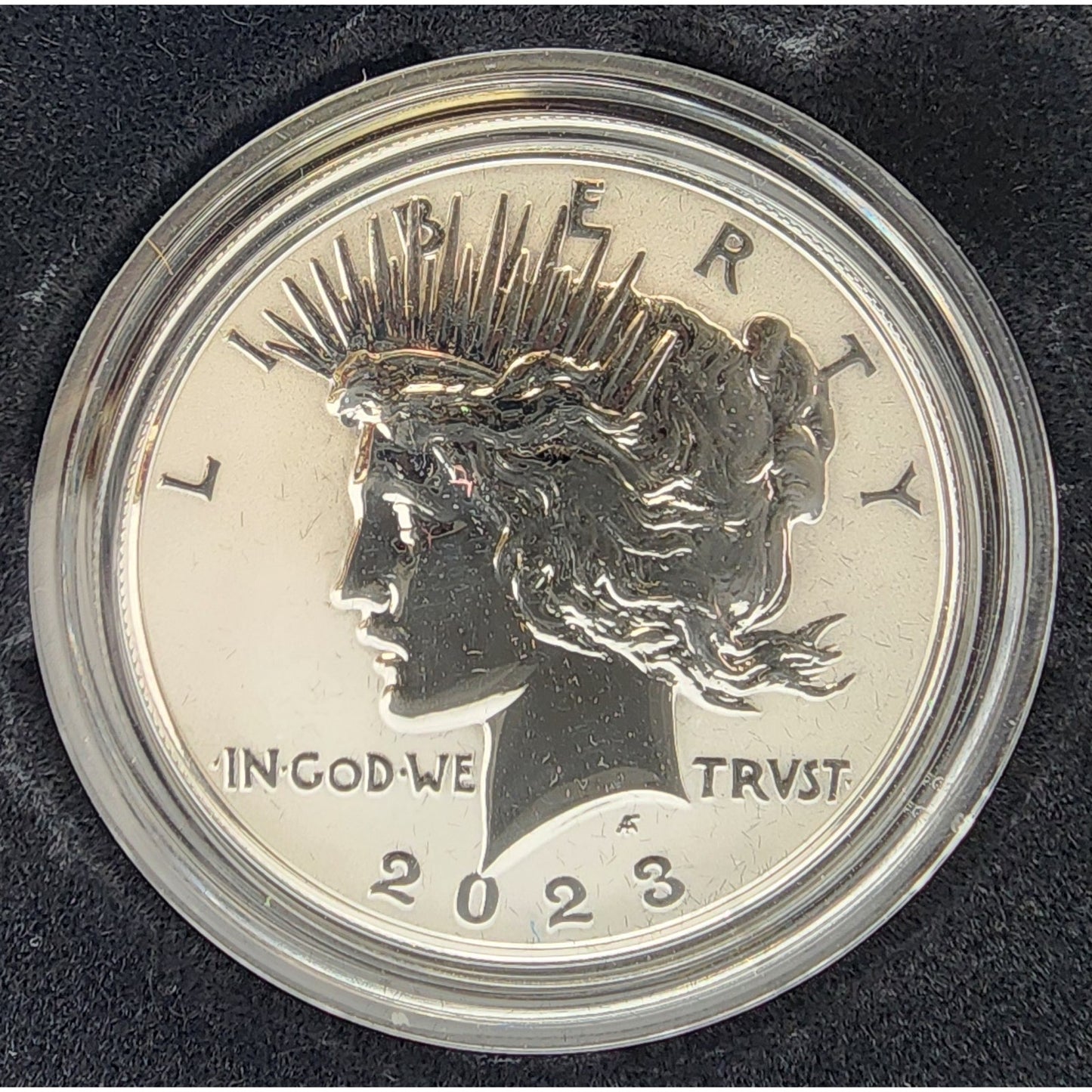 2023 Reverse Proof Morgan & Peace Silver Dollar 2-Coin Set US Mint Boxing + CoA