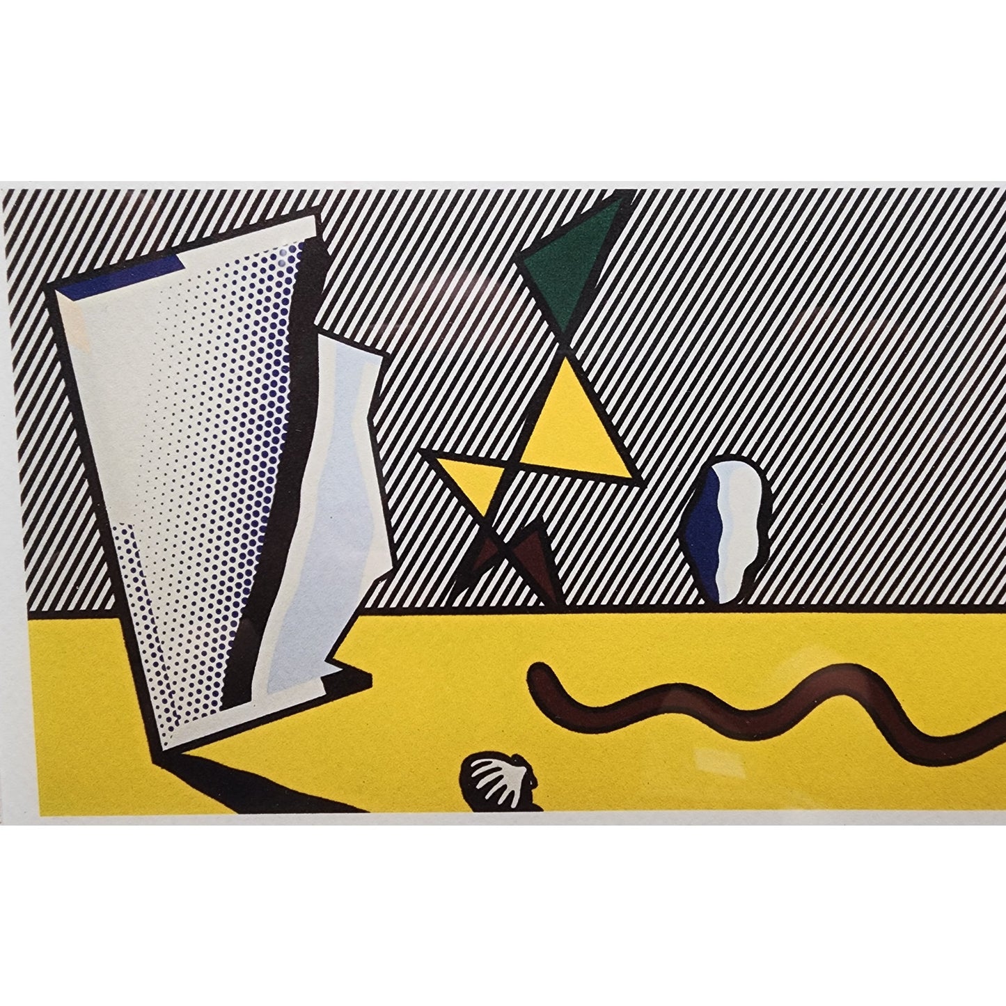 Roy Lichtenstein Figures 1977 Giclée Signed Print Framed Pop Art 18x13
