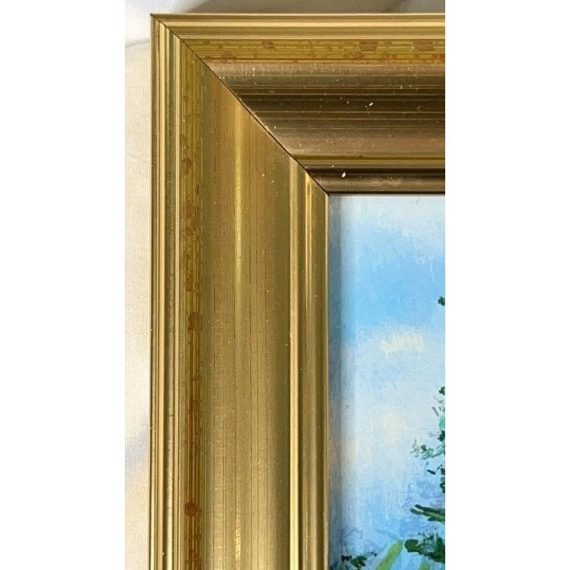 Schaefer Miles “Flowering Path” Seriolithograph #35/48 Gold Frame COA Appraisal