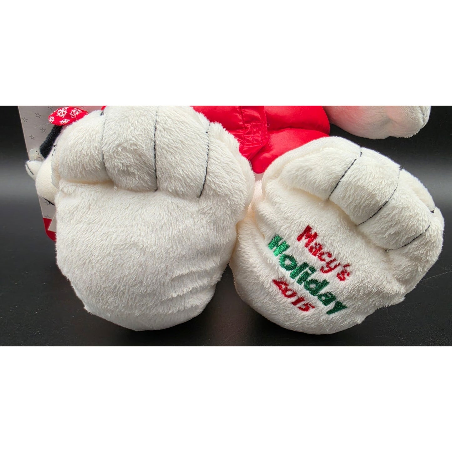2015 Macy’s Holiday Snoopy Plush + Belle Clip • Peanuts Collectible Set