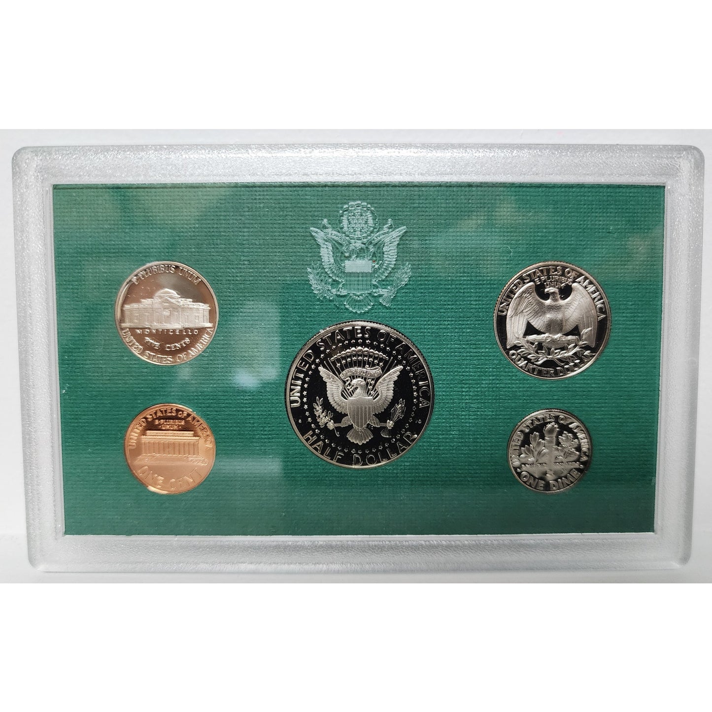 1996‑S U.S. Mint Proof Set • 5‑Coin Clad • Original Box & COA • Low Mintage