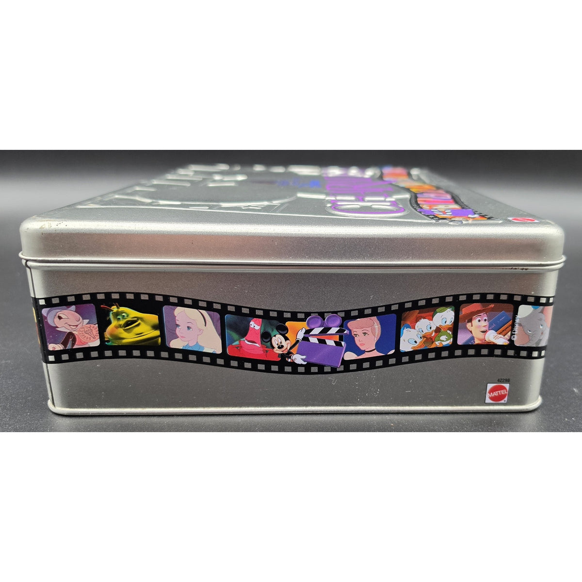 Vintage 1999 Disney Charades Board Game Mattel Metallic Tin Box Complete Set
