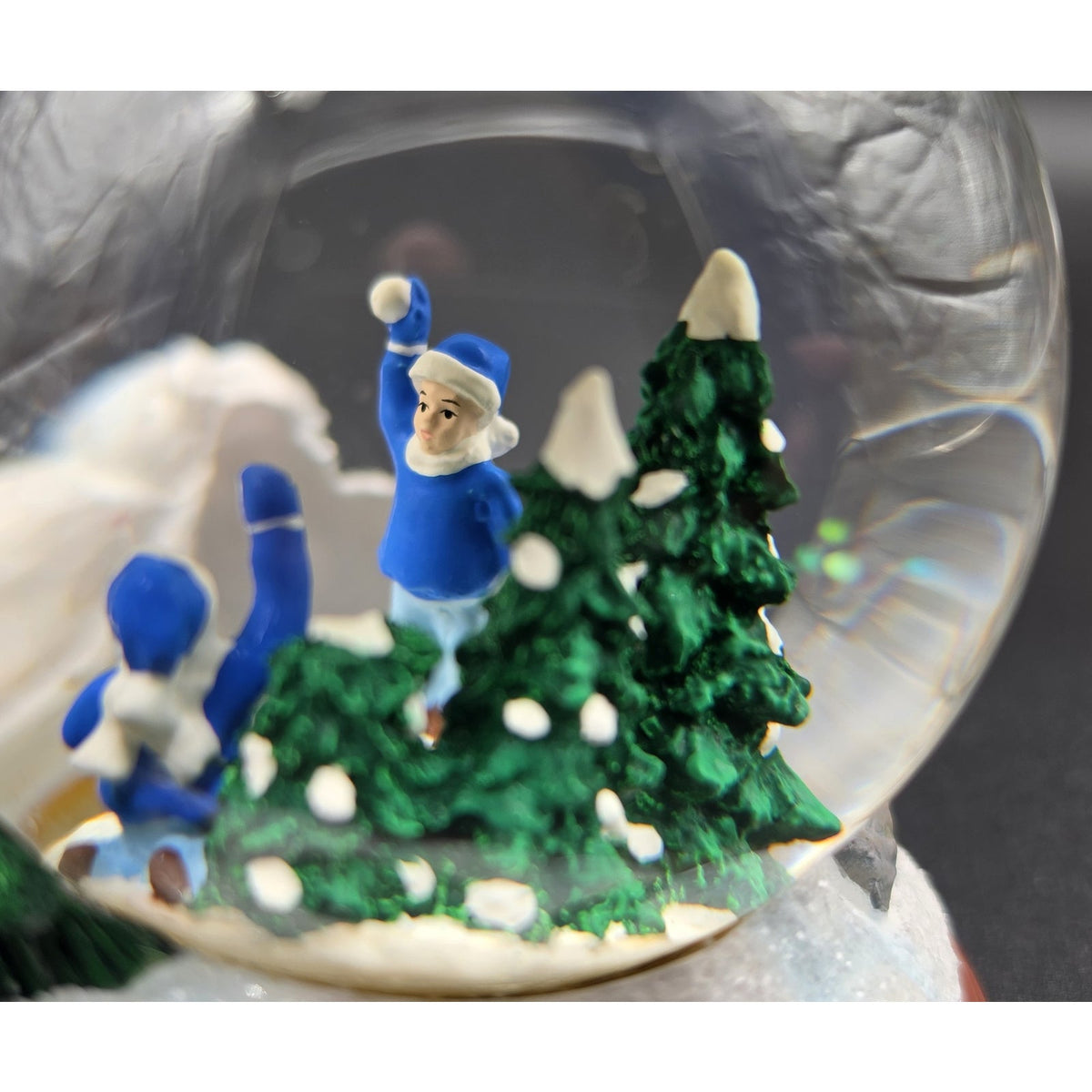 Vintage Univ of Kentucky Snowfight Snowman Snowglobe LE #356/3000 Wildcats