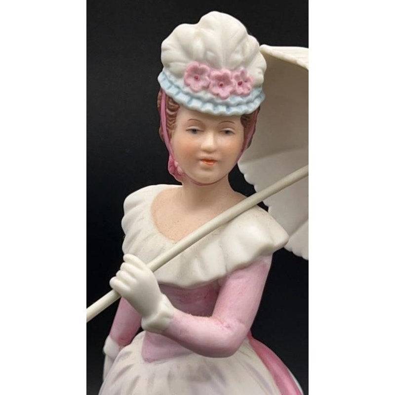 3 Homco Porcelain Figurines Bride's Day, Charlotte Rose &  Victorian Lady Lovely