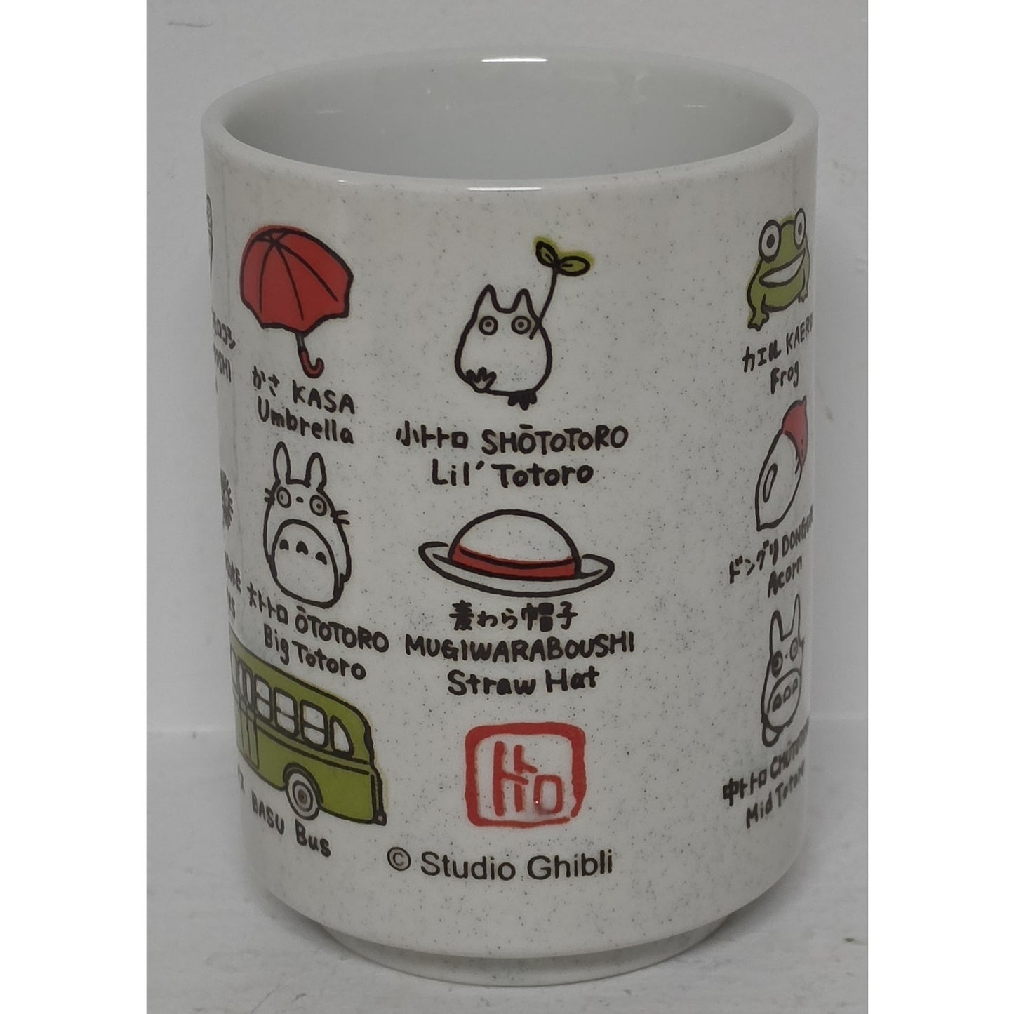 Studio Ghibli Totoro Stoneware Mug Benelic Japan w/ Box 4" Vintage Cute