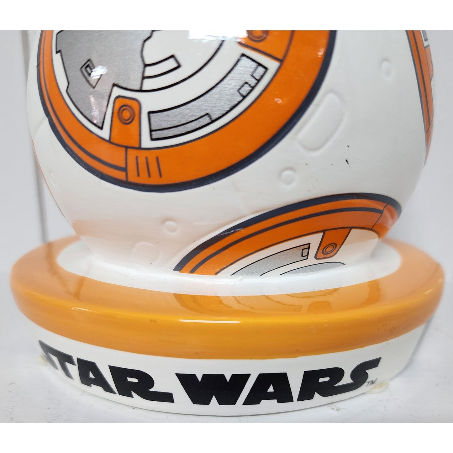 Star Wars BB‑8 Ceramic Coin Bank by FAB NY 7.5" Droid Robot Collectible