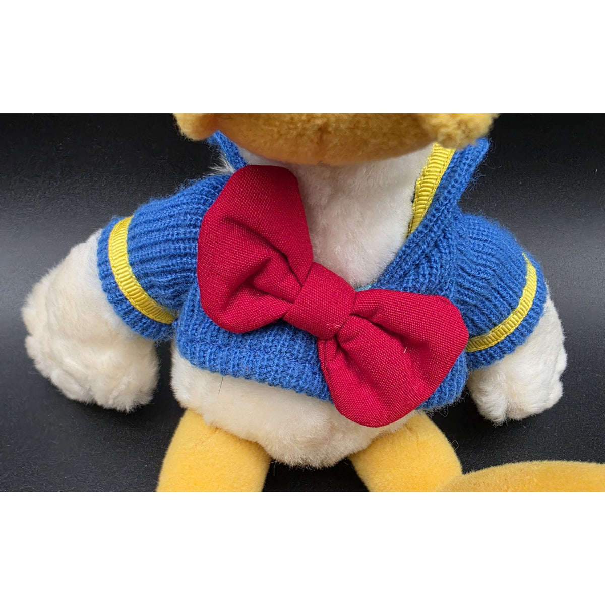 Vintage Walt Disney World Donald Duck Plush 9.75" Sailor Outfit Plush Doll 1990s