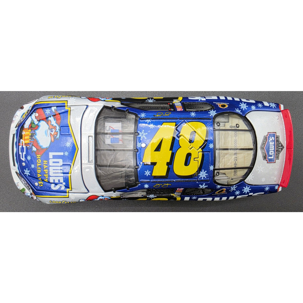 2007 Jimmie Johnson Sam Bass Holiday #48 Diecast Monte Carlo SS Display Case