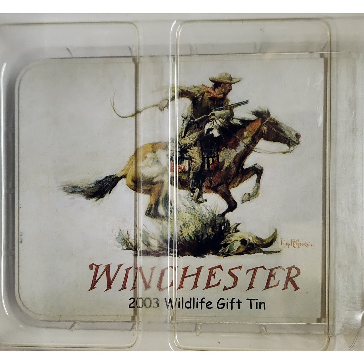 2003 Winchester Wildlife Gift Tin & Knife Set Sealed NOS Ducks Carolina Tool