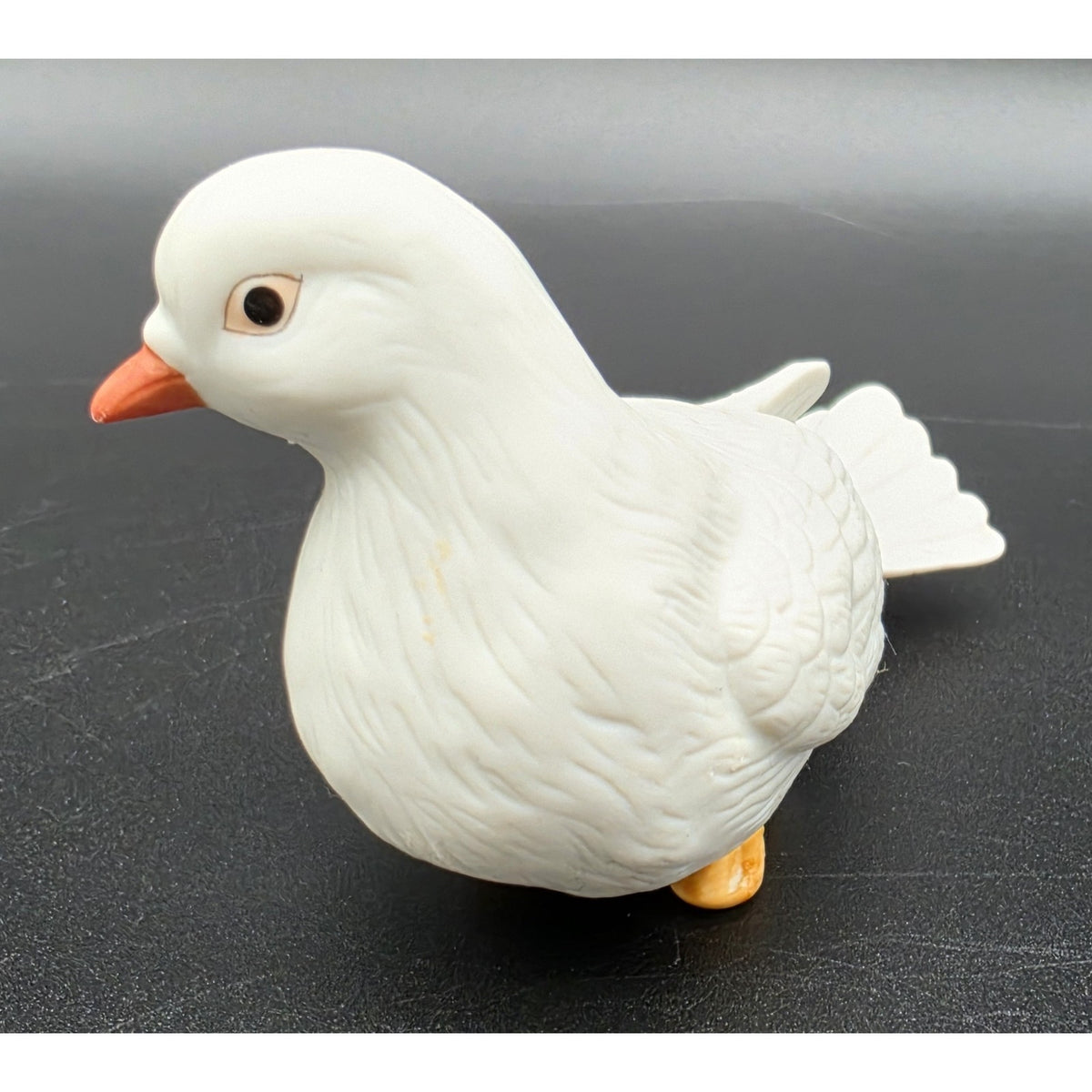 Vintage Homco Porcelain White Doves Pair Figurines #8856 Taiwan Love Birds Set