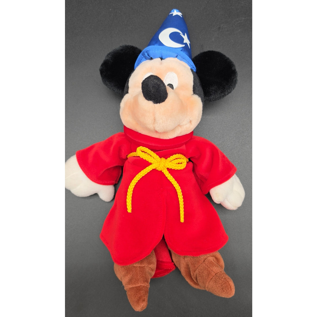 Vintage Walt Disney World Sorcerer Mickey Mouse Plush 13" Fantasia Plush Toy