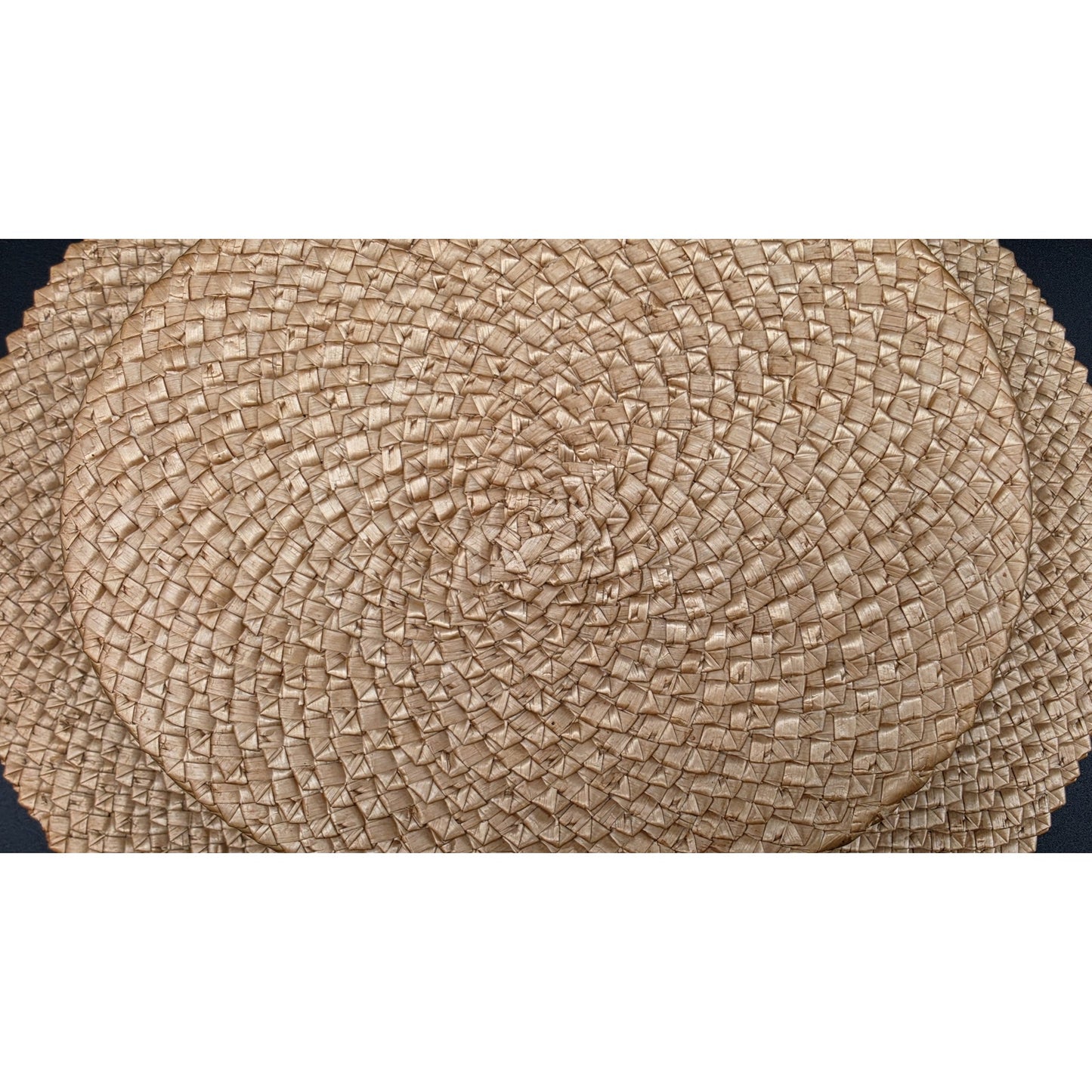 Vintage Dobbs Fifth Ave Tan Straw Boater Hat w/ Black & Red Ribbon 6oz - Nice