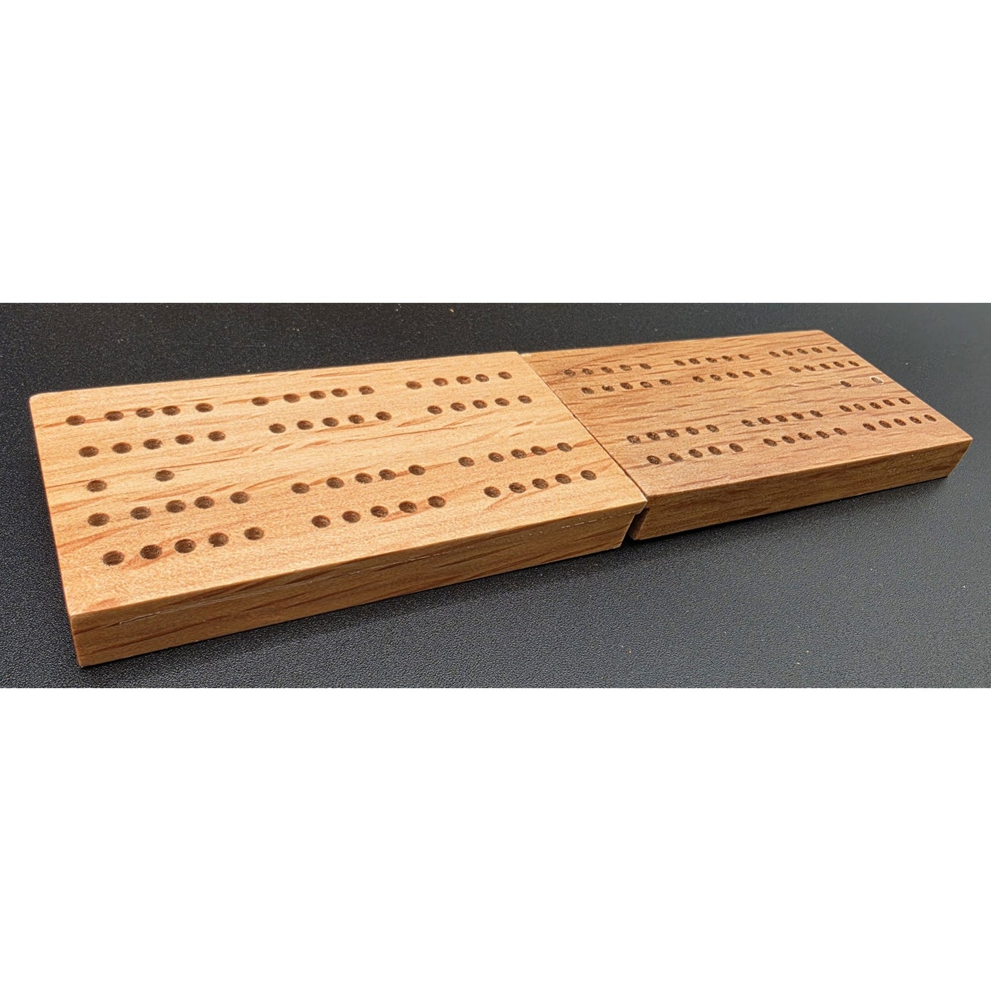 Vintage Wood Multi‑Game Set Chess Backgammon Cribbage Dominoes Dice 12x12