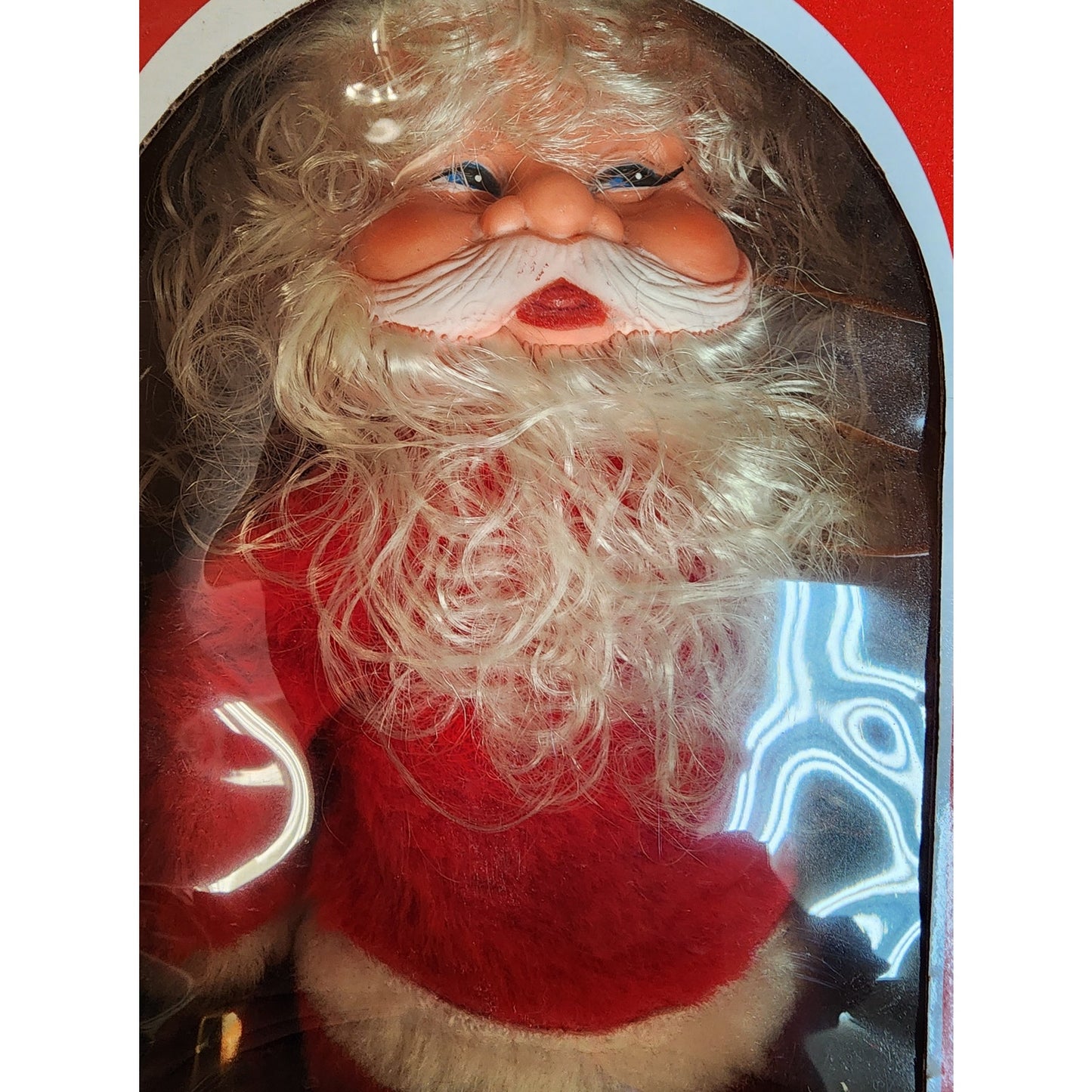 Vintage Walking Electronic Santa Rings Bell & Plays 3 Songs Battery Operated