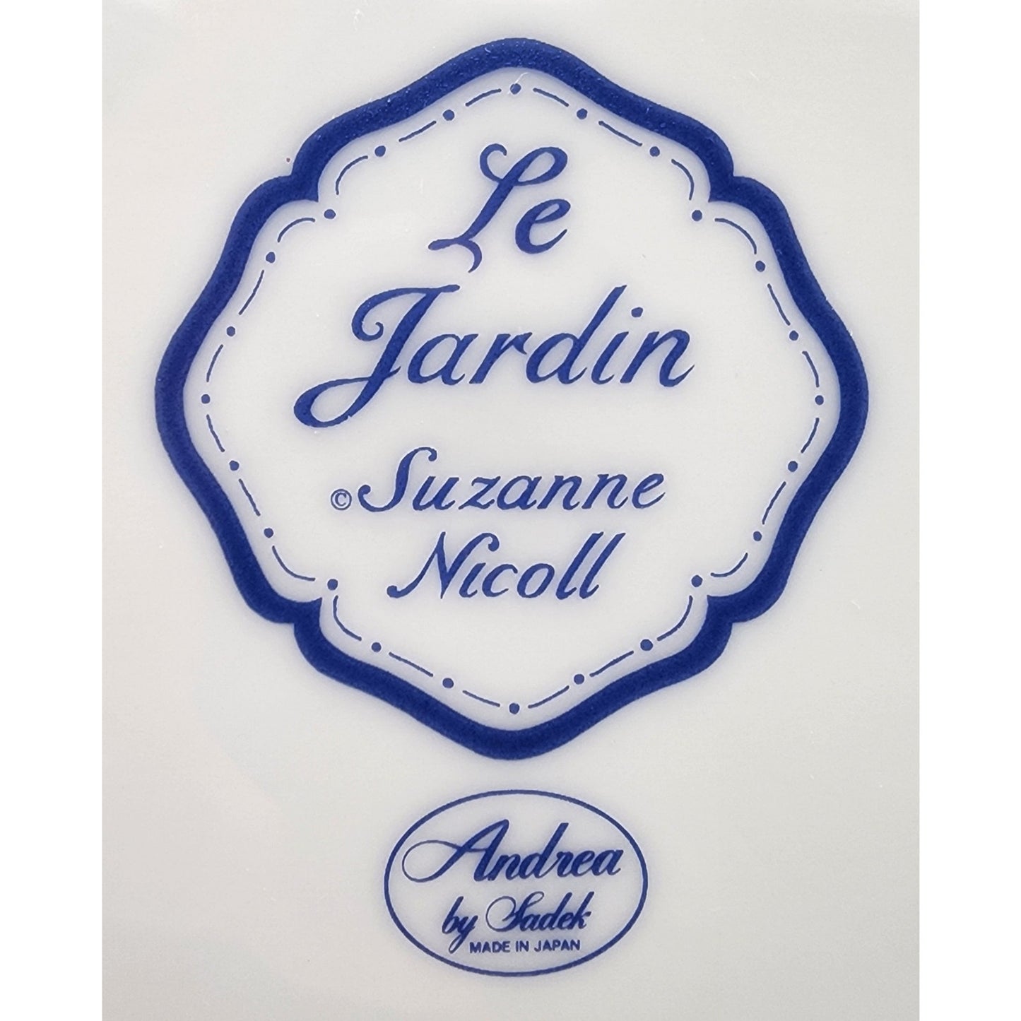 Le Jardin Farm Animal Plate & Mug Set Suzanne Nicoll Andrea by Sadek Japan