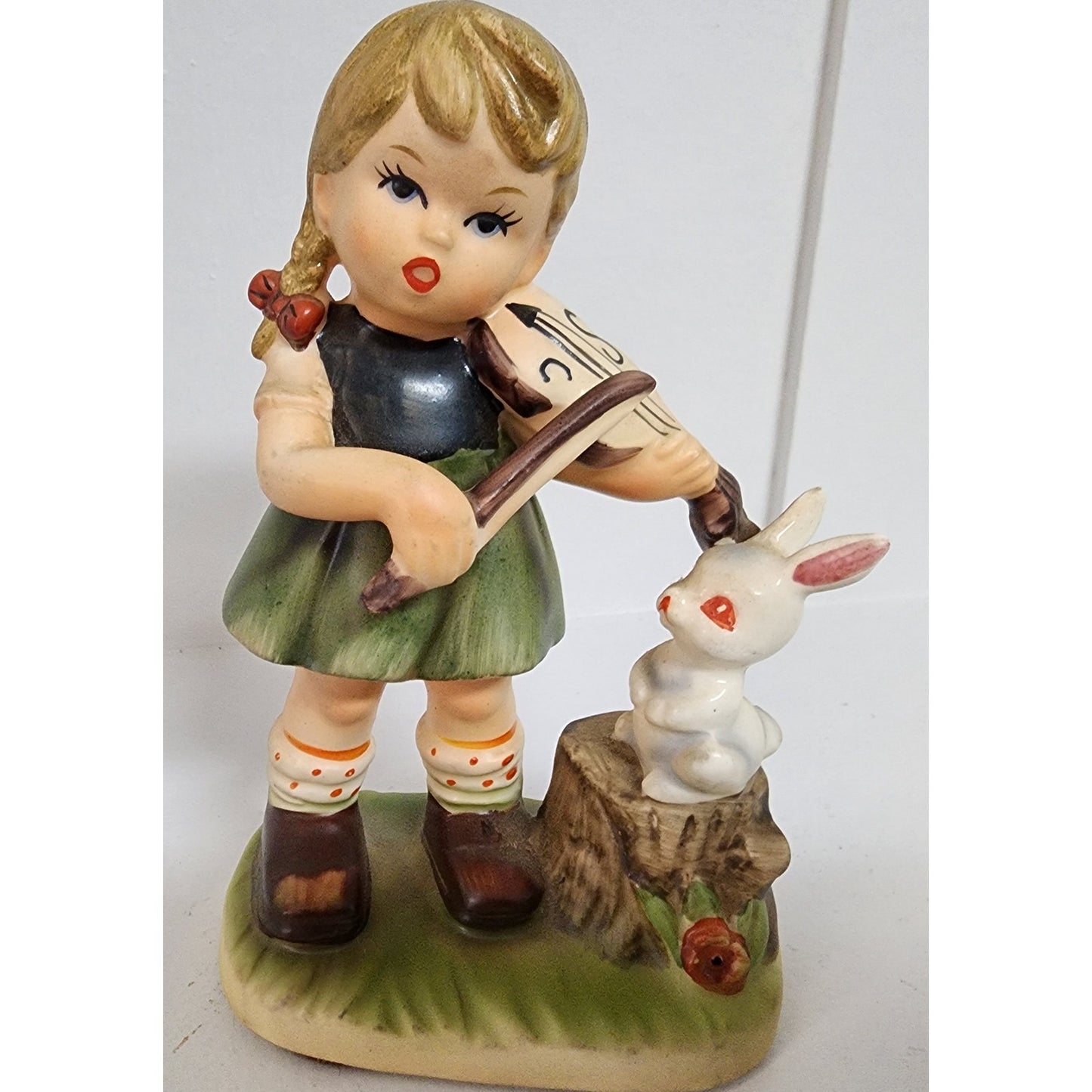 Vintage Royal Crown Japan Porcelain Musical Children Figurines 4 Set HandPainted