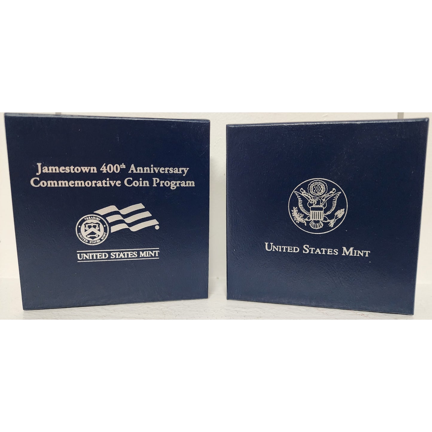 Jamestown 400th Silver Proof Dollar + Framed FDC LE 1618/3000 Postmark Gallery