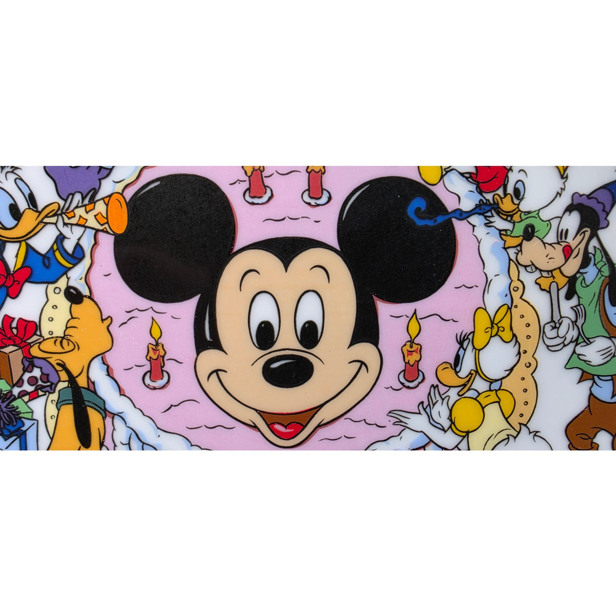 Vintage Mickey Mouse 50th Birthday Commemorative Plate 1978 Gold Rim Disney 9.25"