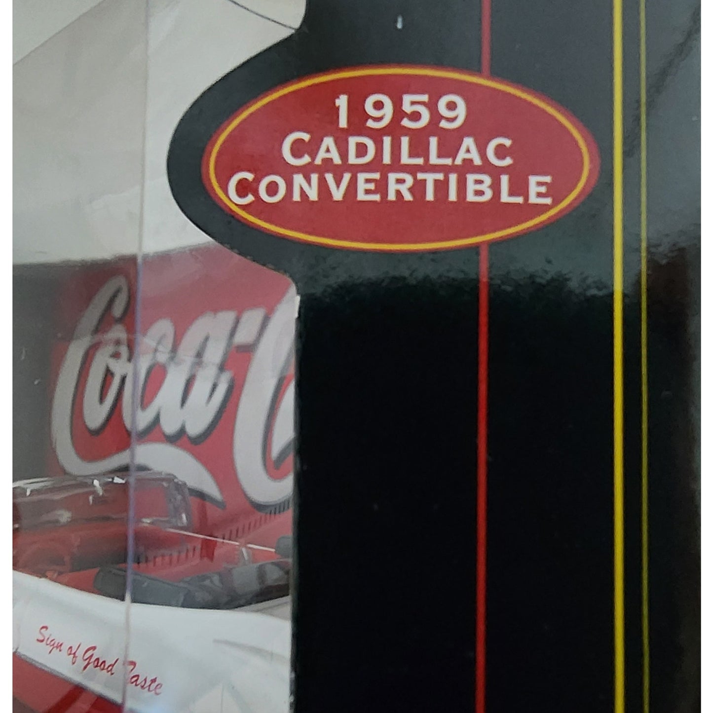Coca-Cola 1959 Cadillac Convertible Santa Claus Matchbox Collectible DieCast VTG