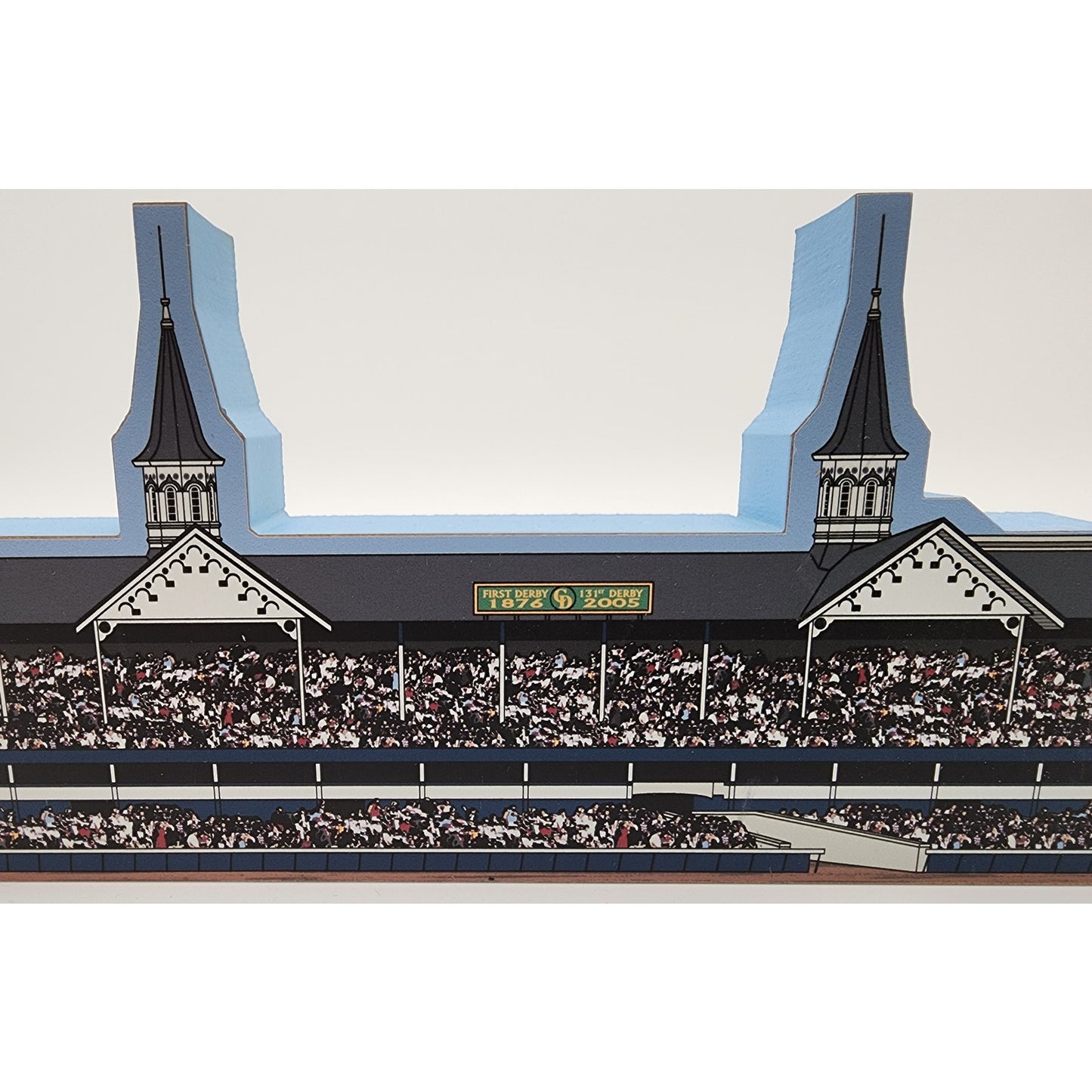 Churchill Downs Twin Spires Wood Block Derby Memento "1876-2005"