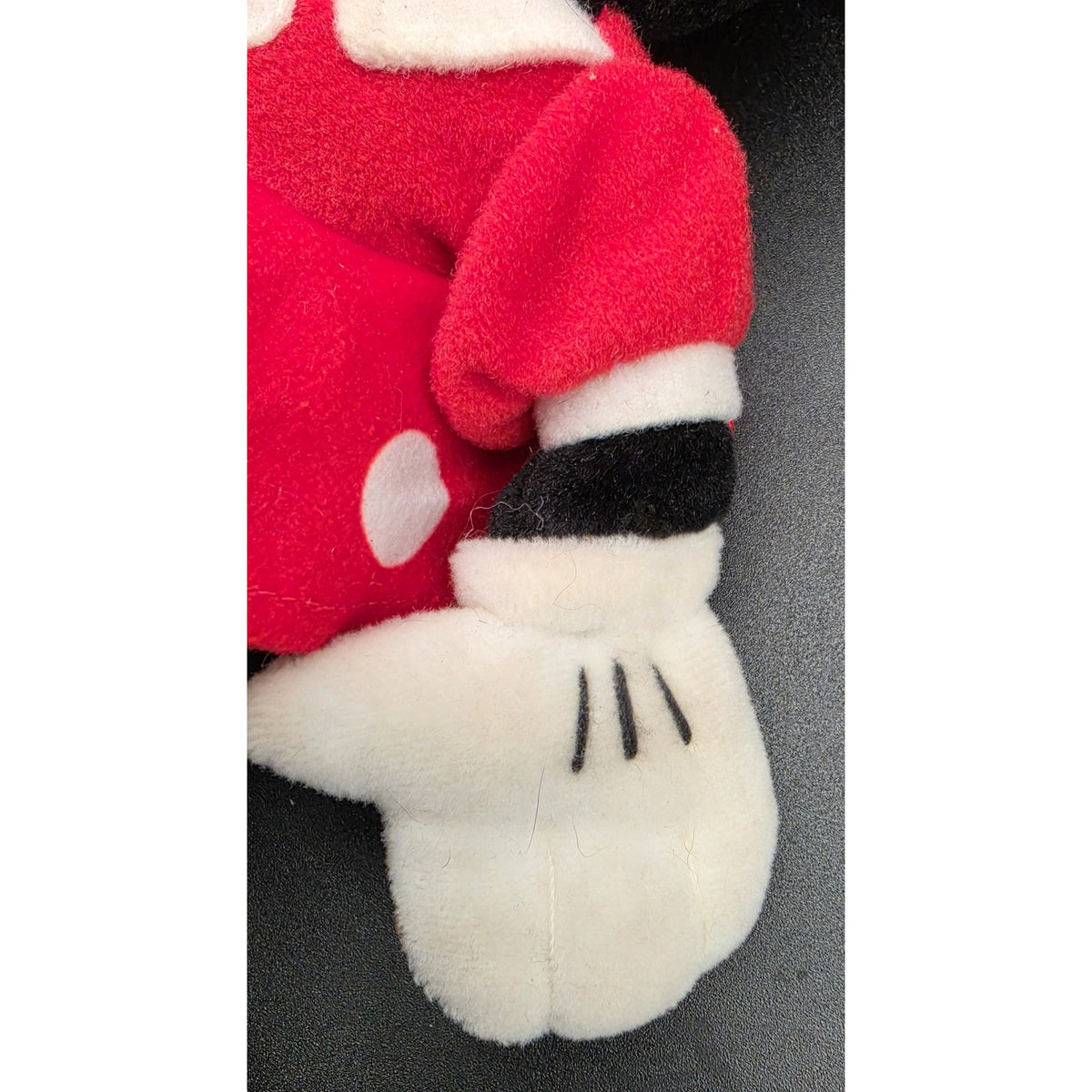 Vintage Walt Disney World Minnie Mouse Plush 10.75" Polka Dot Dress Plush Doll