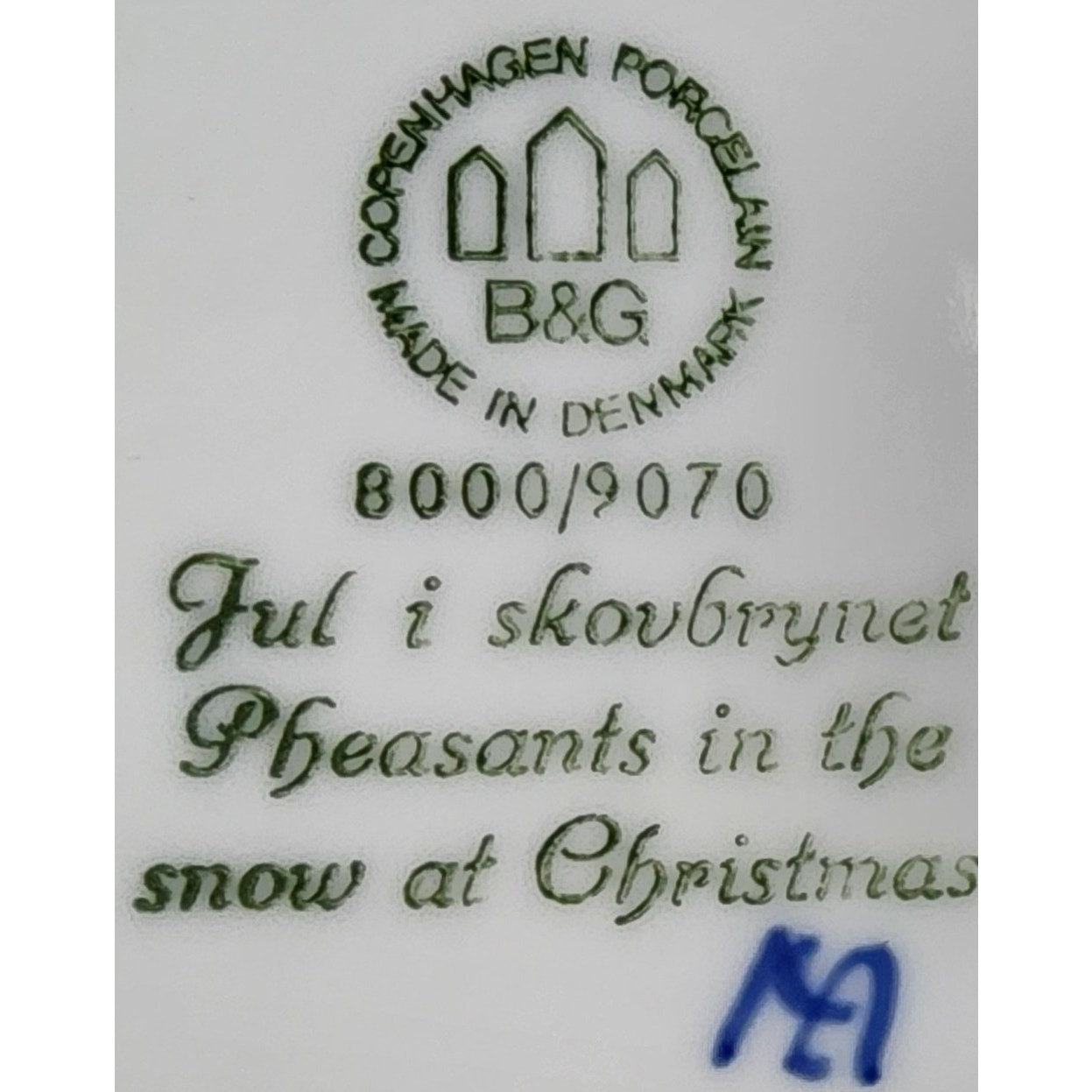 Royal Copenhagen & B&G Christmas Plates Lot 1969–1973 – Denmark Porcelain