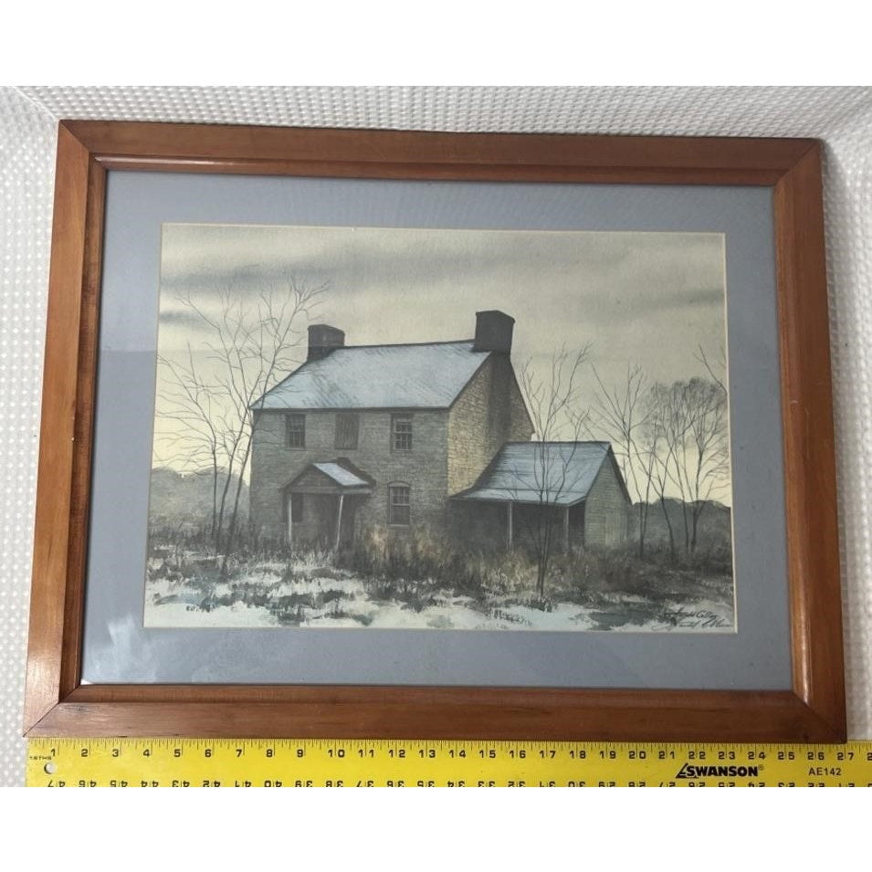 Harold Collins “Old Home Place” Signed Collector's Print