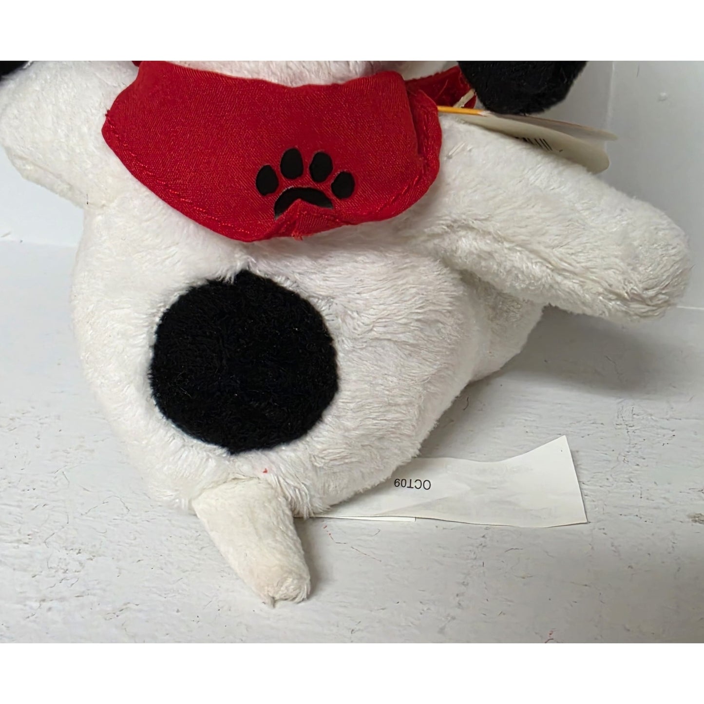 Hallmark Peanuts 2009 Snoopy Plush – Happiness Since 1950, Leather Tag, patina