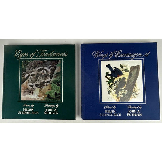 Helen Steiner Rice & John Ruthven 2‑Book Set – Eyes of Tenderness + Wings of Encouragement