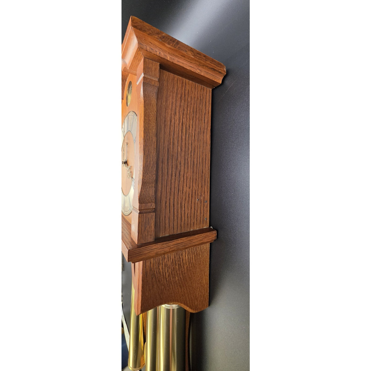 Vintage Tempus Fugit Wall (Time Flies) Clock Wood 31.5" Germany Pendulum Weights
