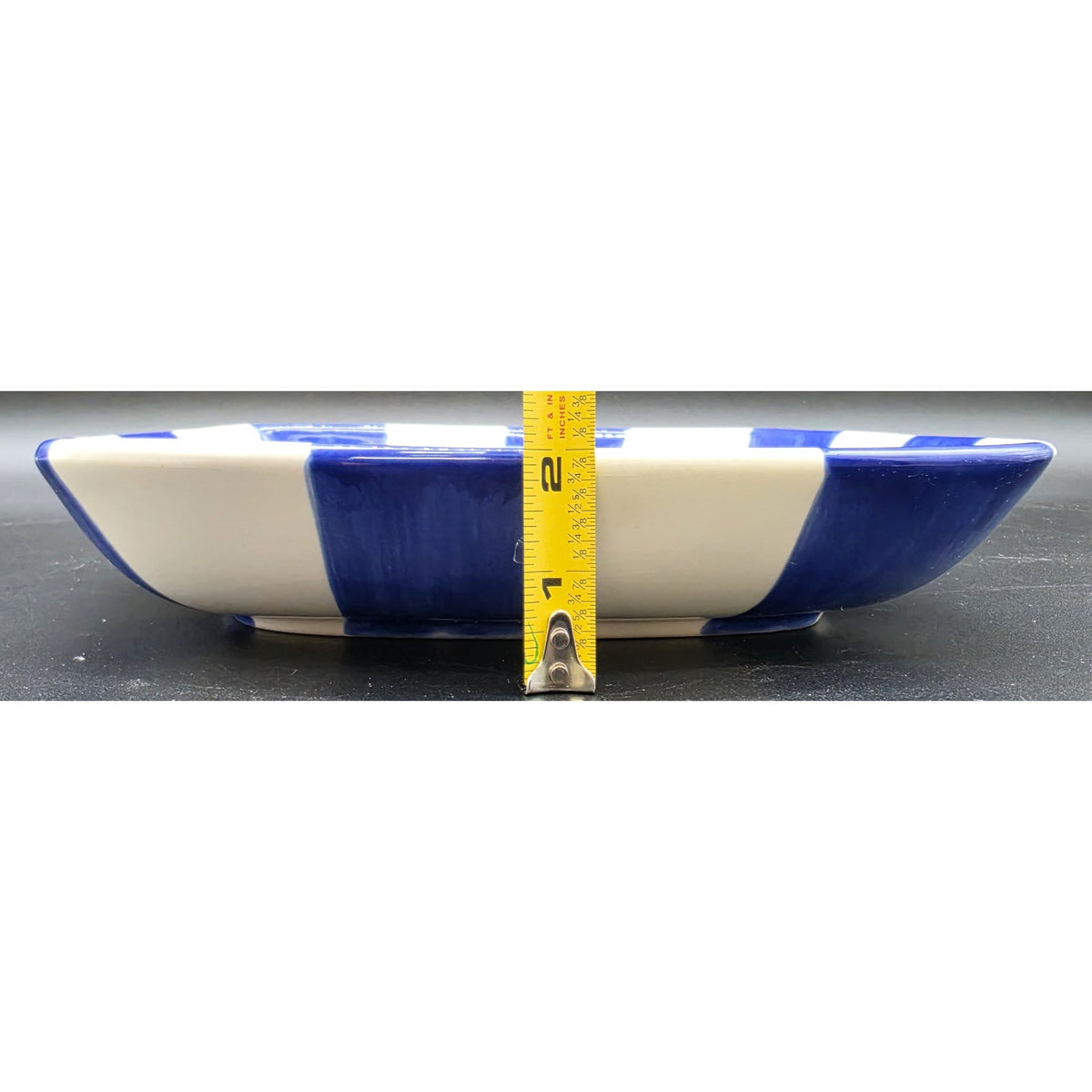 Vintage University of Kentucky Wildcats Chip Dip Platter Square Bowl Cabells Too