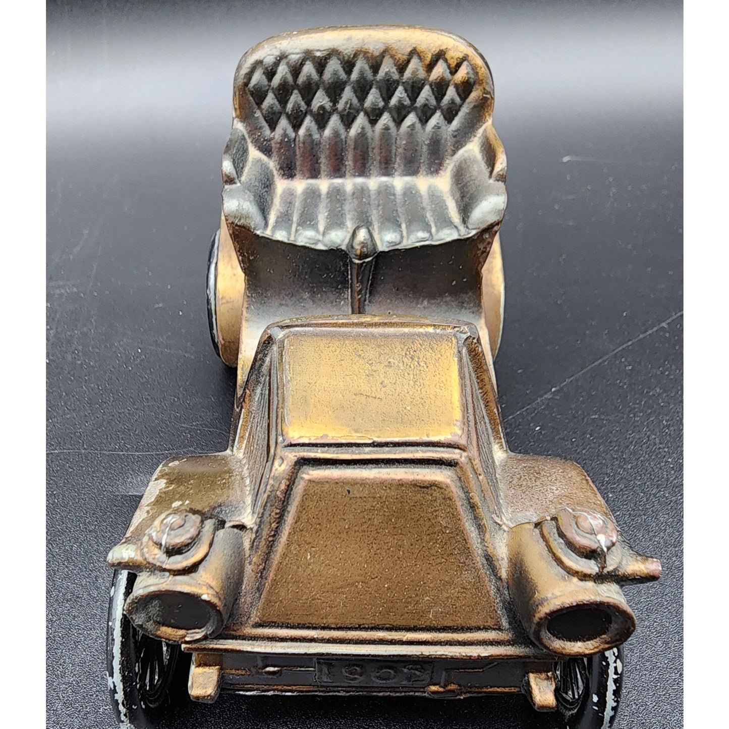 Vintage Brass Die‑Cast Car Bank First Federal Savings & Loan Canton Louisville