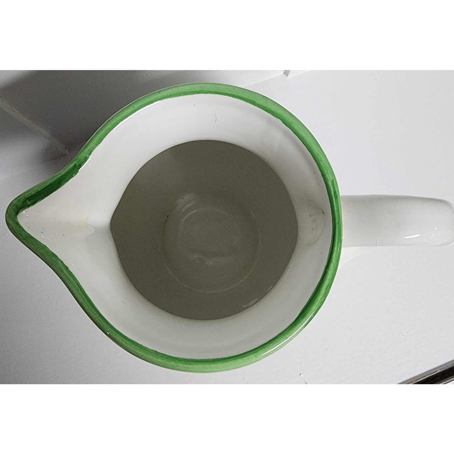 Pizzato Italian Ceramic Pitcher Hand Painted Tomato Fruit 7.25” Vintage Italy