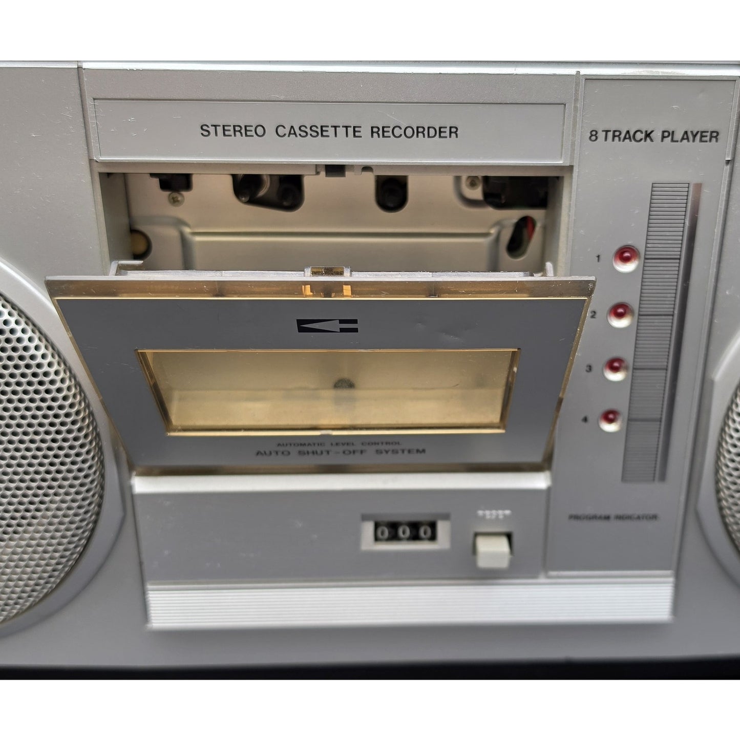 Vintage Montgomery Ward GEN‑3995A Radio Cassette 8‑Track Stereo Tested Boombox