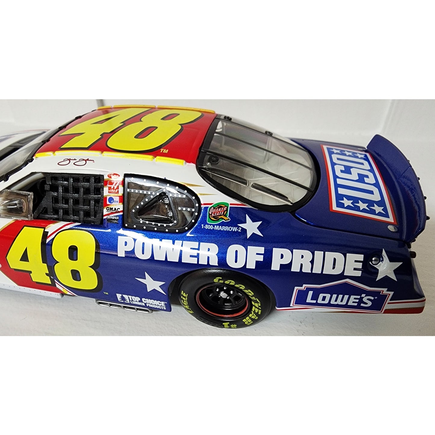 2003 Action 1:24 Jimmie Johnson #48 Lowe’s Power of Pride Monte Carlo Diecast