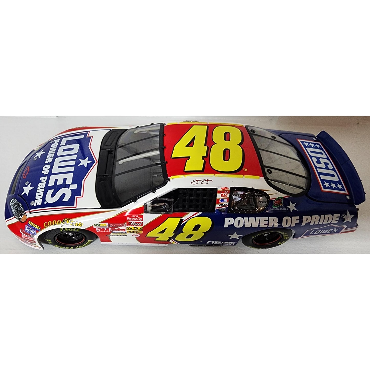 2003 Action 1:24 Jimmie Johnson #48 Lowe’s Power of Pride Monte Carlo Diecast
