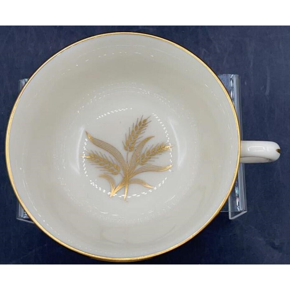 Vintage Lenox Harvest 20 Piece Place Setting 24K Gold Wheat Pattern USA R‑441