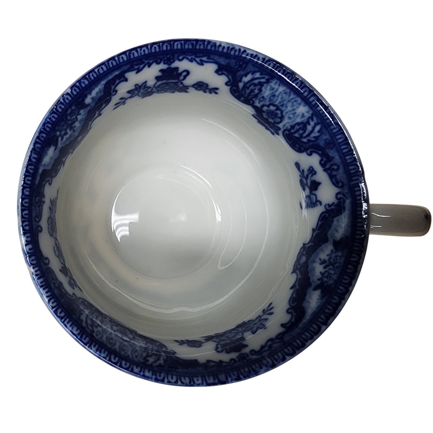 Vintage Blue & White Maruta China Occupied Japan 6 Teacups & 10 Saucers Set