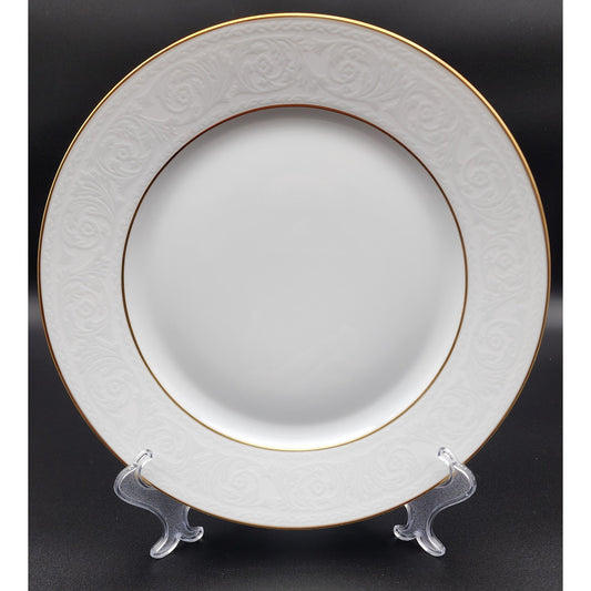 Haviland & Parlon CH Field Limoges 10.75" Plate Gold Gilt Raised Relief France