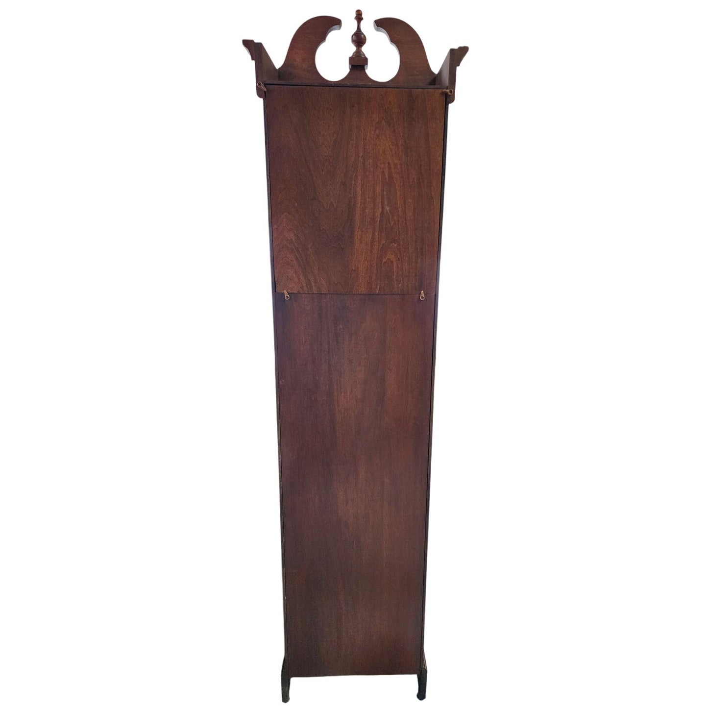 VTG Tempus Fugit Grandfather Clock Walnut Wood 79" Works w/ Chimes -Local Pickup Only!