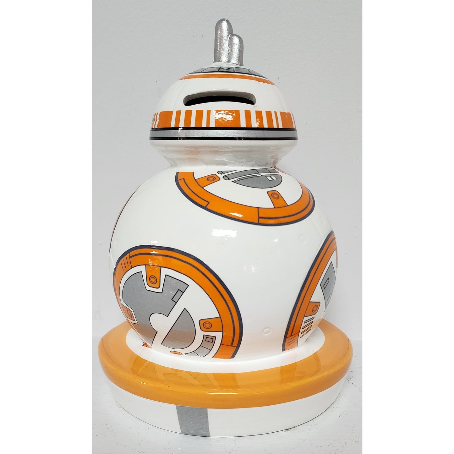 Star Wars BB‑8 Ceramic Coin Bank by FAB NY 7.5" Droid Robot Collectible