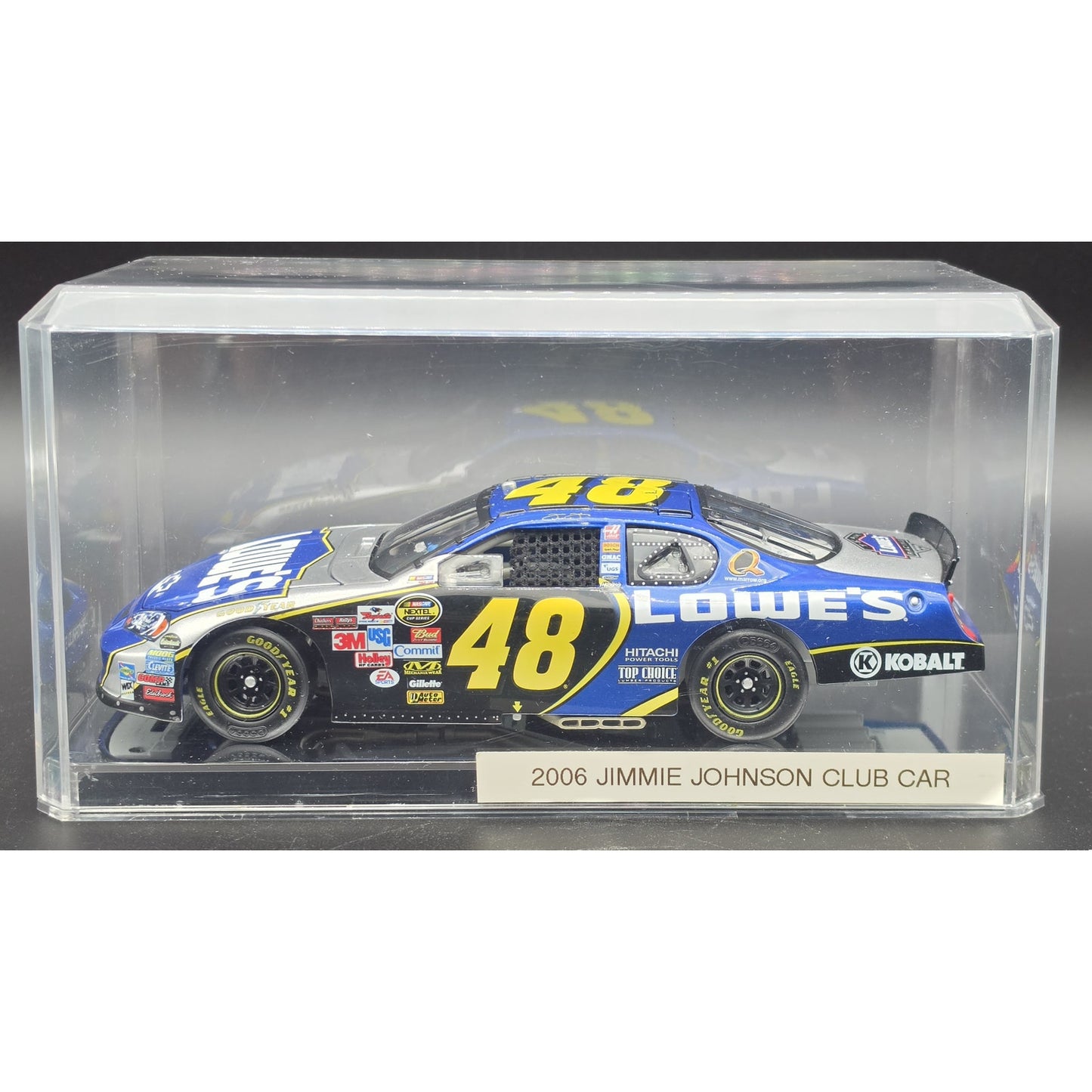 2006 Jimmie Johnson #48 Lowe’s RCCA Club Car 1:24 Action Diecast w/ Case & COA