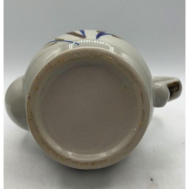 Vintage Stoneware Japanese Style Coffee Tea Set 11 Piece Hand Painted